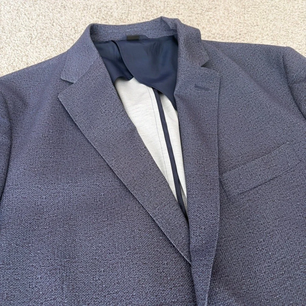Johnnie-O Swift Blazer Mens XL Blue Stretch Sport Coat Lightweight Comfort